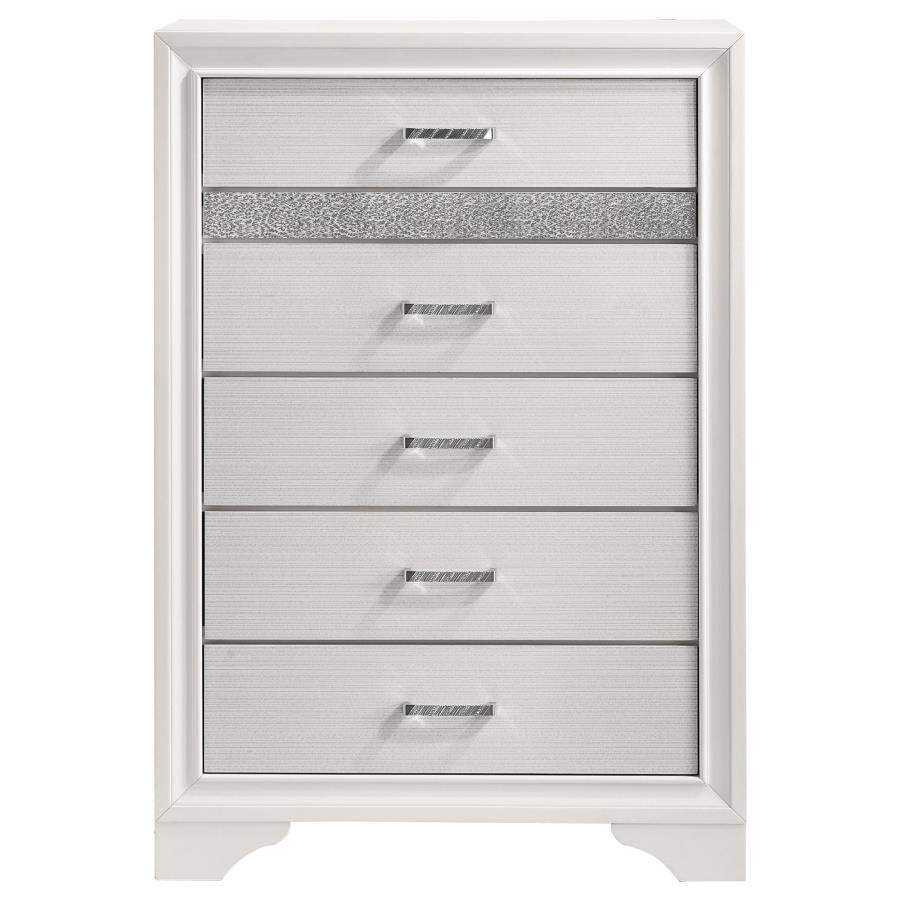 Coaster 205115 Miranda White 6-drawer Chest