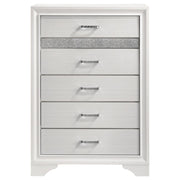 Coaster 205115 Miranda White 6-drawer Chest