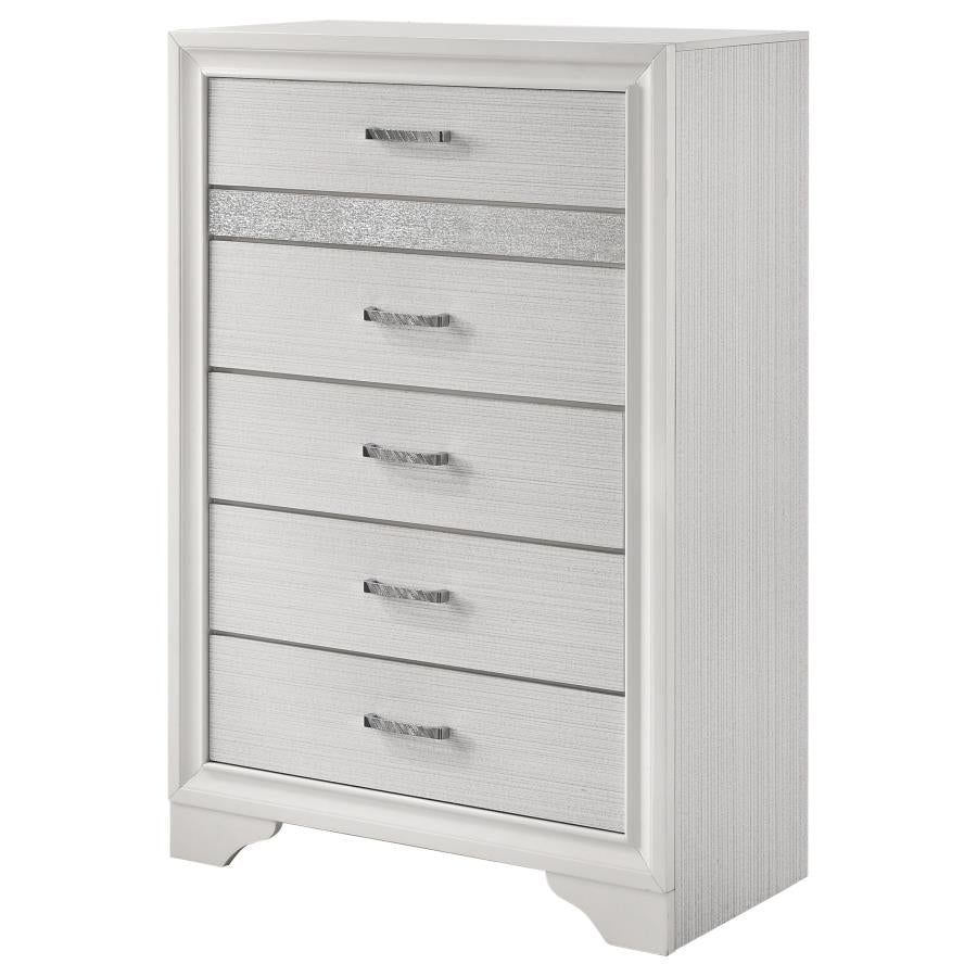 Coaster 205115 Miranda White 6-drawer Chest