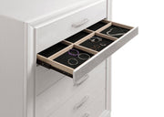 Coaster 205115 Miranda White 6-drawer Chest