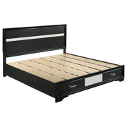 Coaster 206361KE Miranda Black King Storage Platform Bed