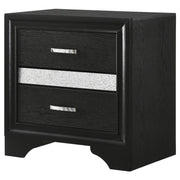 Coaster 206362 Miranda Black 3-drawer Nightstand