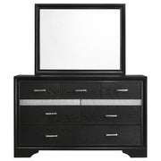 Coaster 206363 / 64 Miranda Black 9 Drawer Dresser Mirror