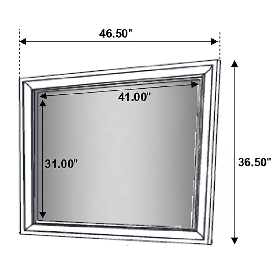 Coaster 206364 Miranda Black Mirror