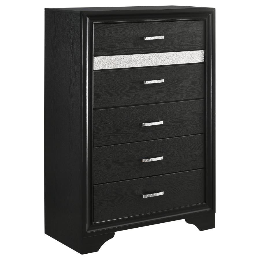 Coaster 206365 Miranda Black 6-drawer Chest