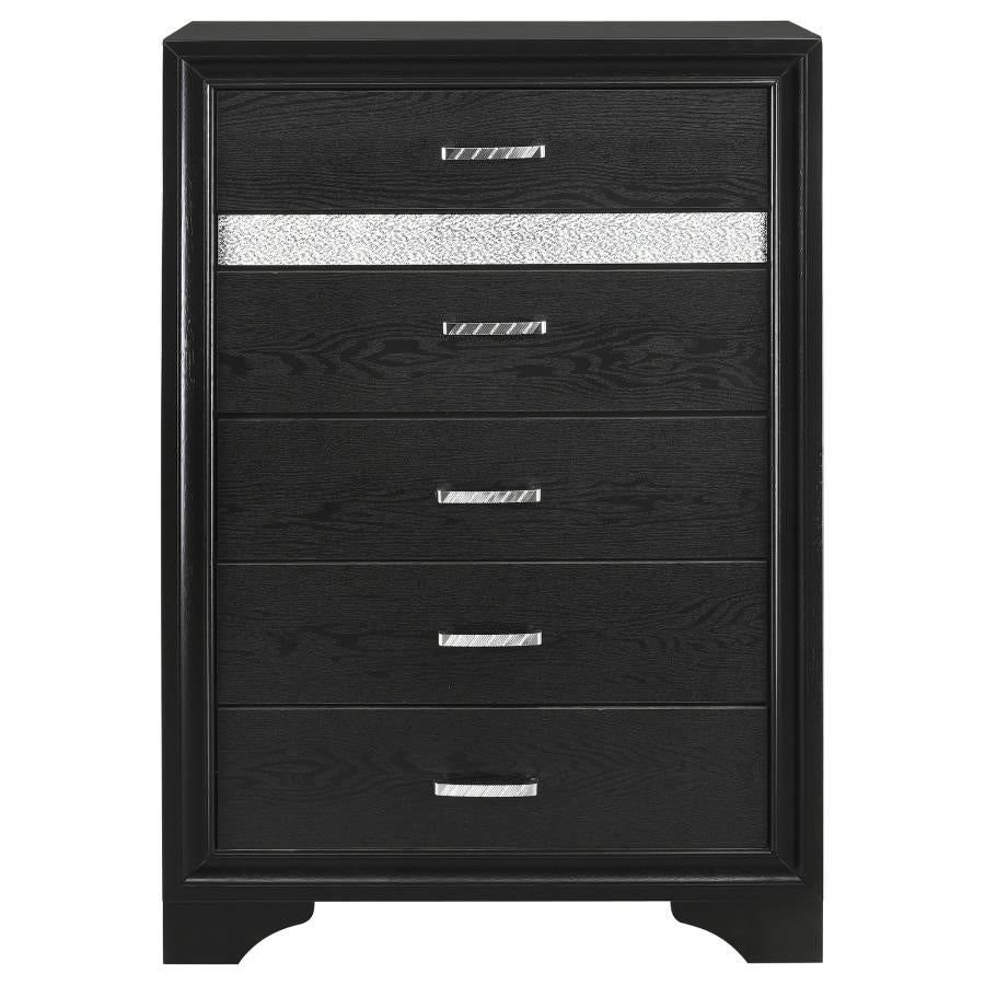 Coaster 206365 Miranda Black 6-drawer Chest