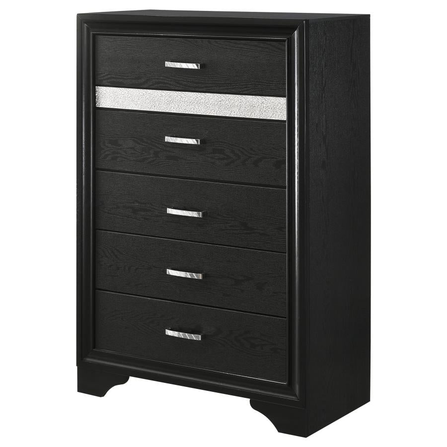 Coaster 206365 Miranda Black 6-drawer Chest