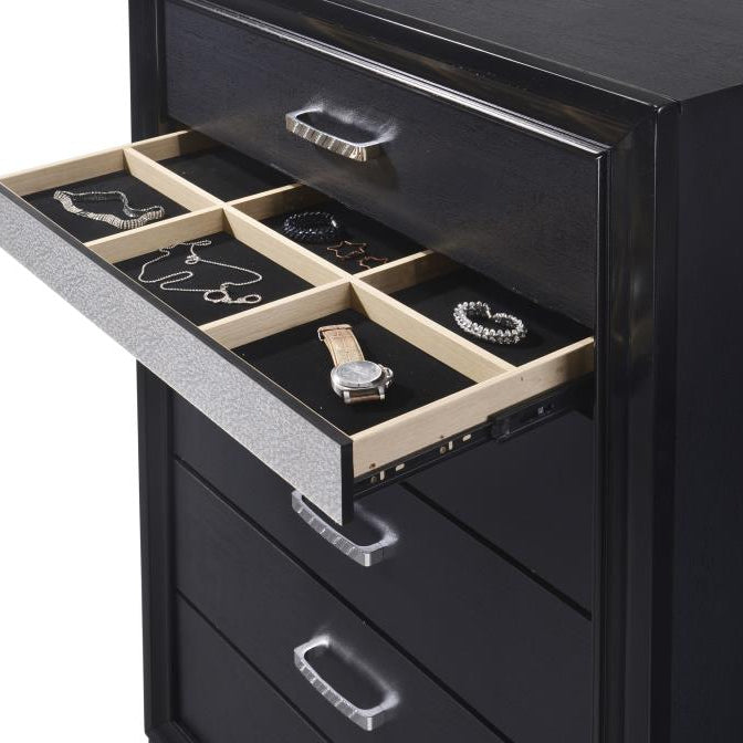 Coaster 206365 Miranda Black 6-drawer Chest