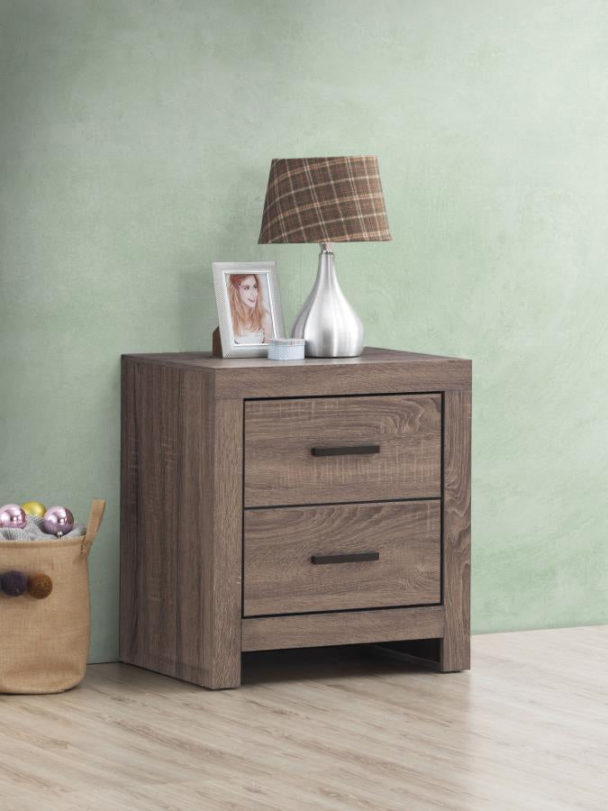 Coaster 207042 Barrel Oak Nightstand