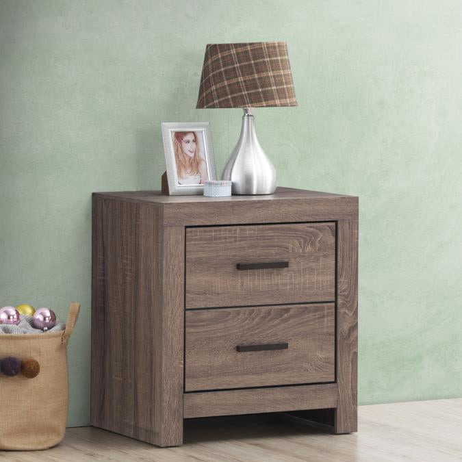 Coaster 207042 Barrel Oak Nightstand