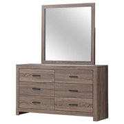 Coaster 207043 / 207044 Barrel Oak Dresser w/ Mirror