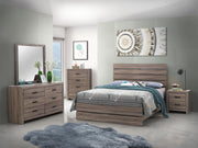 Coaster 207043 / 207044 Barrel Oak Dresser w/ Mirror