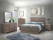 Coaster 207044 Barrel Oak Mirror