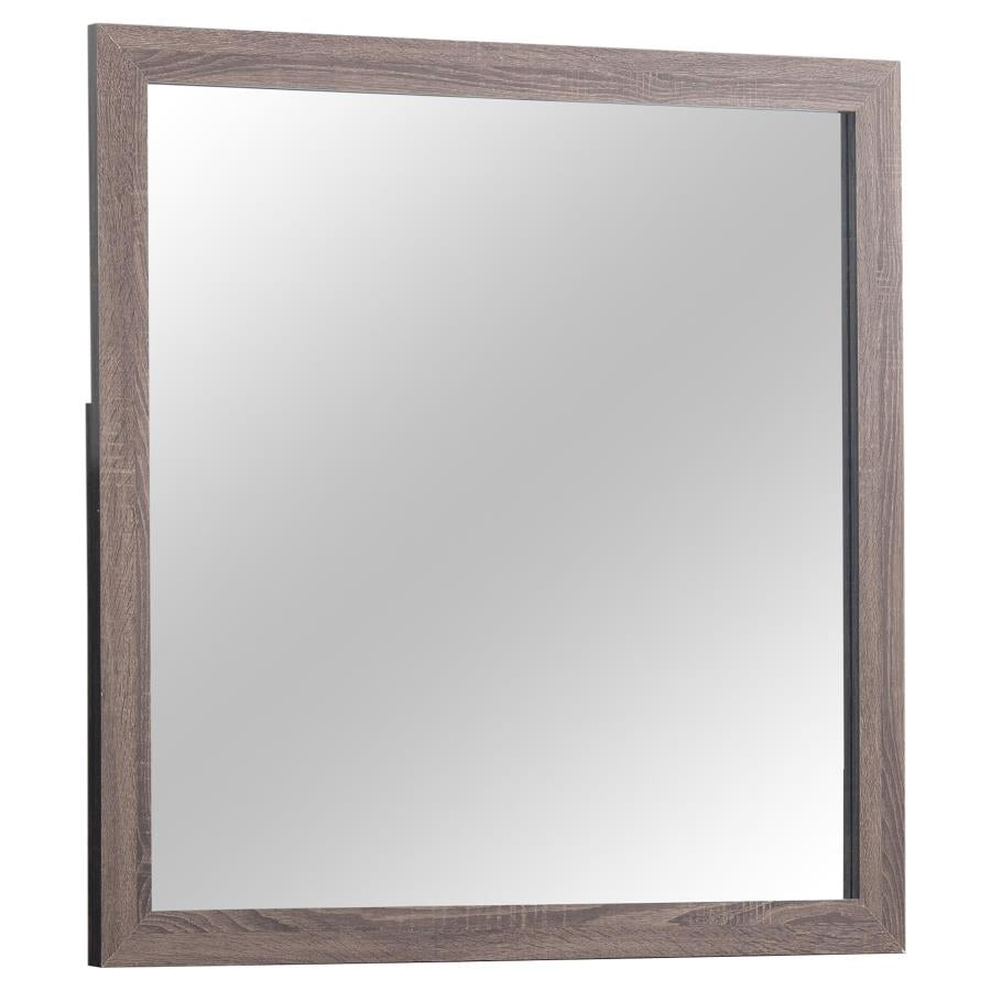 Coaster 207044 Barrel Oak Mirror