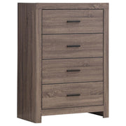 Coaster 207045 Barrel Oak 4 Drawer Chest