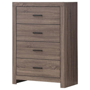 Coaster 207045 Barrel Oak 4 Drawer Chest