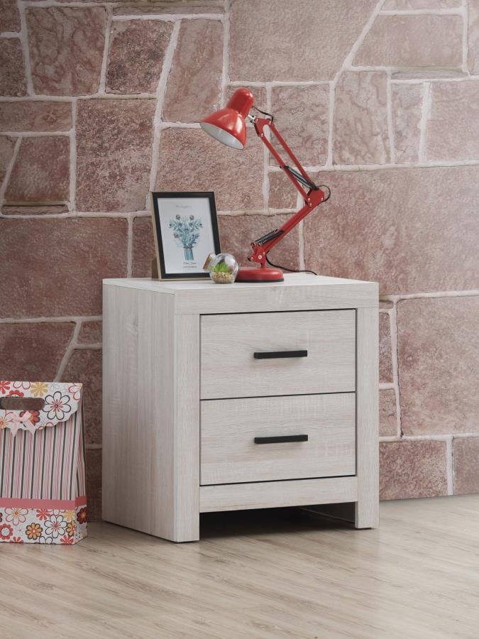 Coaster 207052 Coastal White Nightstand