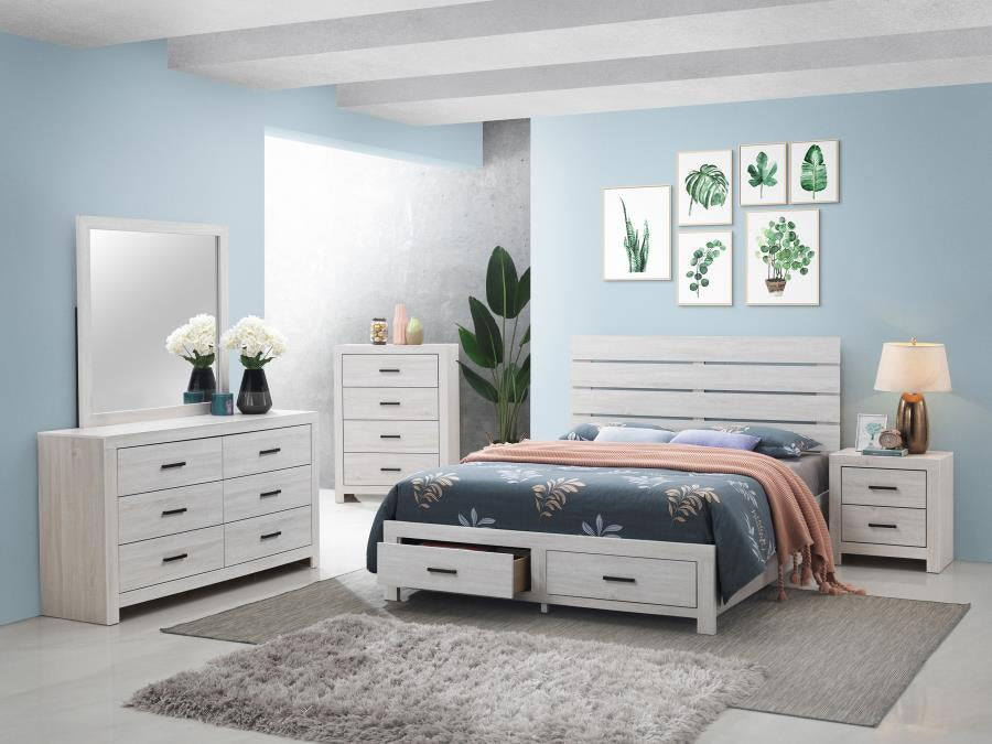 Coaster 207052 Coastal White Nightstand