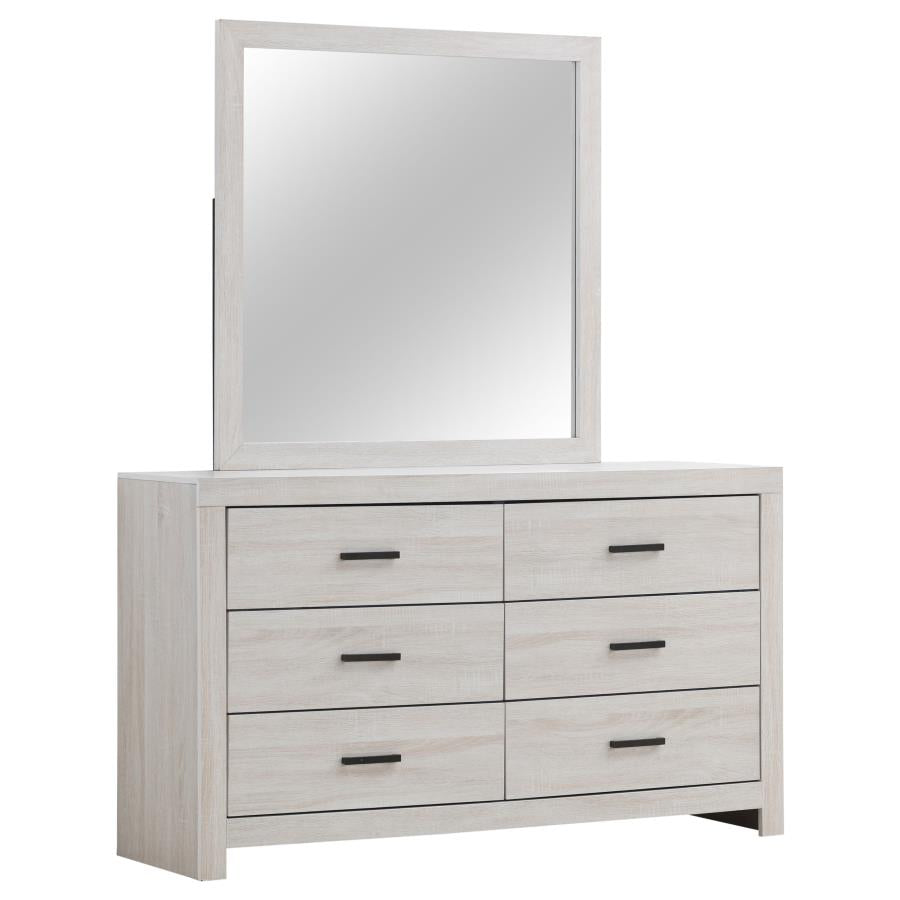 Coaster 207053 / 207054 Coastal White Dresser w/ Mirror