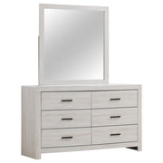 Coaster 207053 / 207054 Coastal White Dresser w/ Mirror