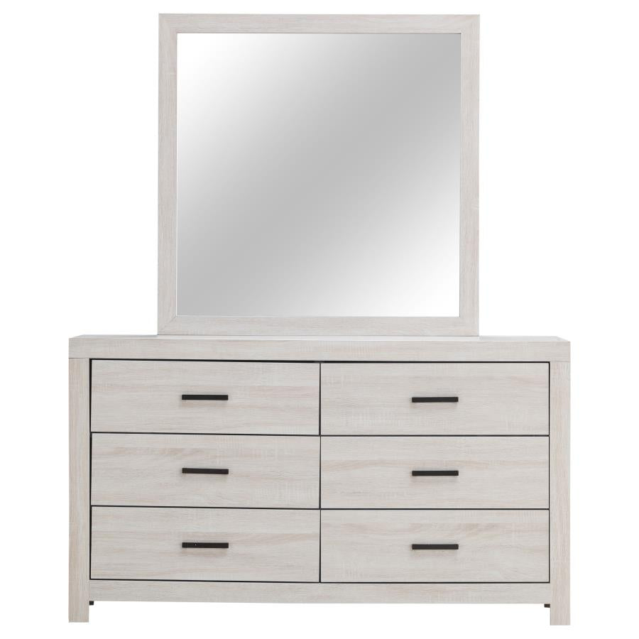 Coaster 207053 / 207054 Coastal White Dresser w/ Mirror