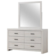 Coaster 207053 / 207054 Coastal White Dresser w/ Mirror