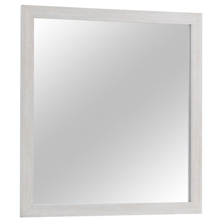 Coaster 207054 Coastal White Mirror