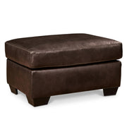 Ashley 2170614 Santorine Dark Brown Leather Ottoman