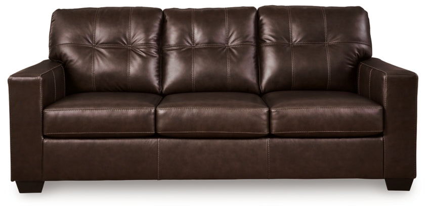 Ashley 2170638 Santorine Dark Brown Leather Sofa