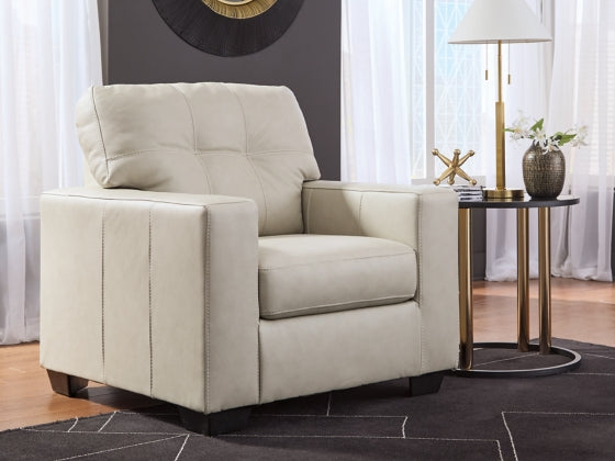 Ashley 2170820 Santorine Bone Leather Accent Chair