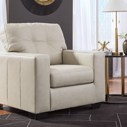 Ashley 2170820 Santorine Bone Leather Accent Chair