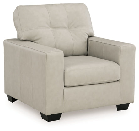 Ashley 2170820 Santorine Bone Leather Accent Chair