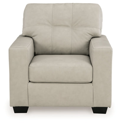 Ashley 2170820 Santorine Bone Leather Accent Chair