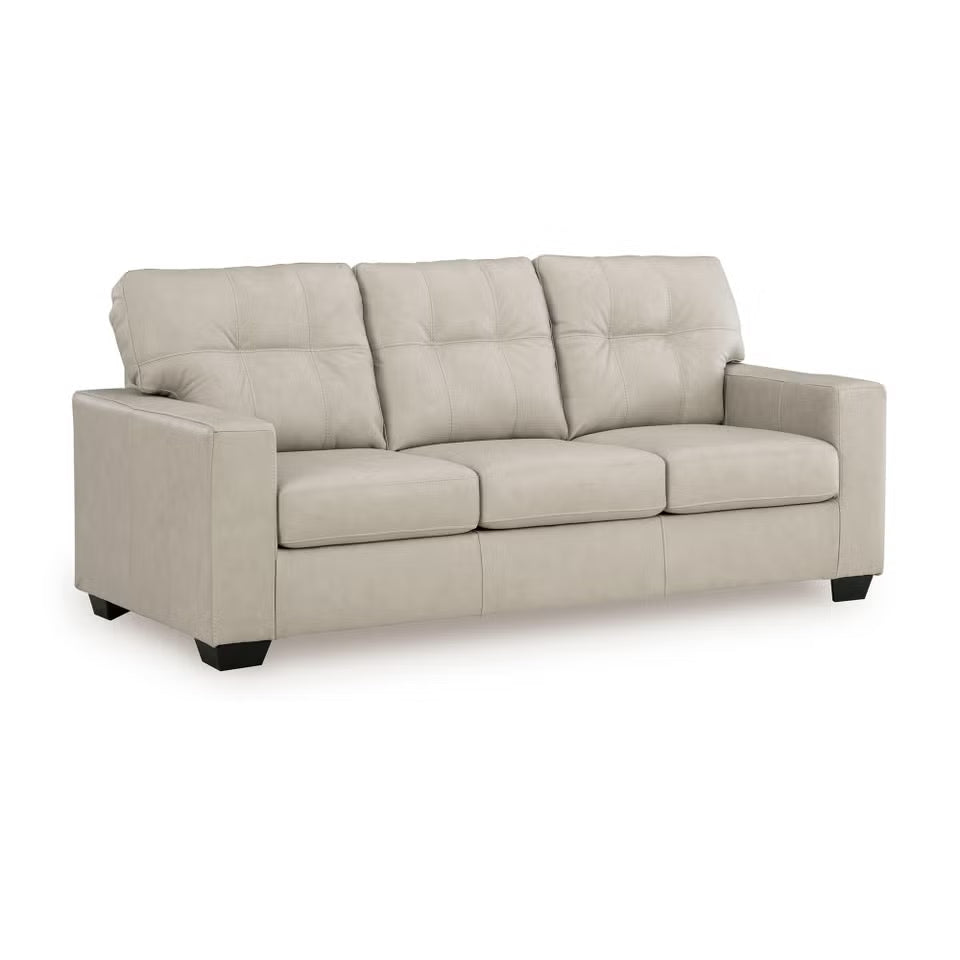 Ashley 2170838 Santorine Bone Leather Sofa