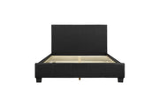 Homelegance 2220-1 Lorenzi Black Queen Upholstered Faux Leather Platform Bed