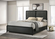 Coaster 223661Q Cavelle Black Upholstered Queen Bed