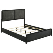 Coaster 223661Q Cavelle Black Upholstered Queen Bed