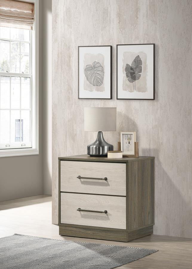 Coaster 224982 Fenwick Grey Oak Nightstand