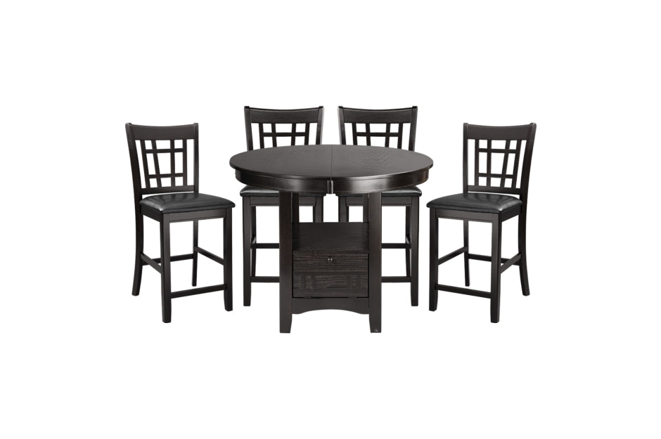 Homelegance 2423 Junipero 5pc Counter Height Dinette