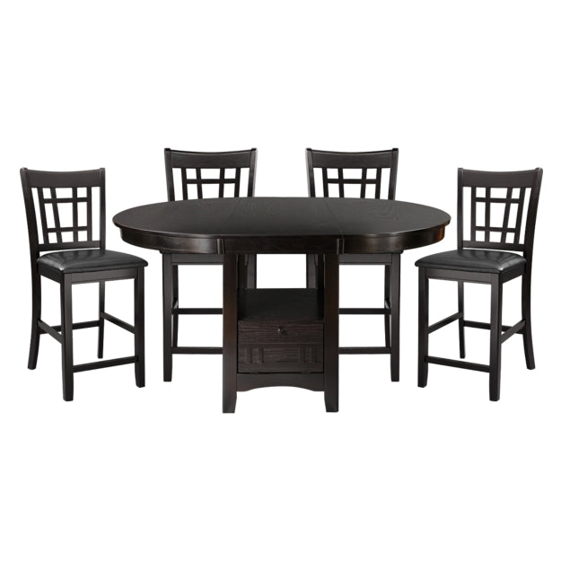 Homelegance 2423 Junipero 5pc Counter Height Dinette