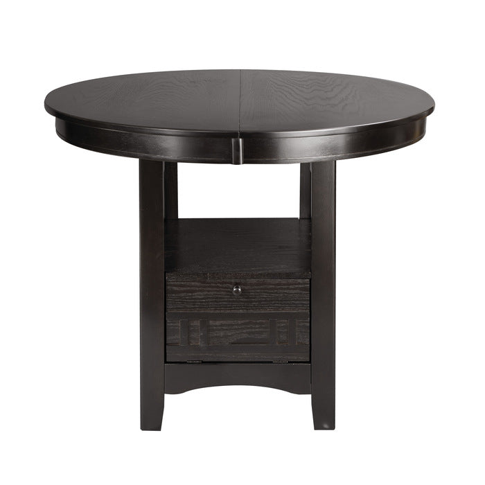 Homelegance 2423-36 Junipero Round / Oval Counter Height Table w/ Storage