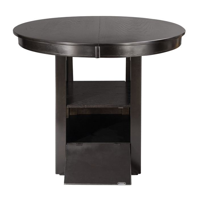 Homelegance 2423-36 Junipero Round / Oval Counter Height Table w/ Storage