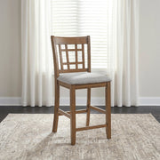 Homelegance 2423BR Junipero Brown 5pc Counter Height Dinette