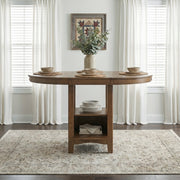 Homelegance 2423BR Junipero Brown 5pc Counter Height Dinette