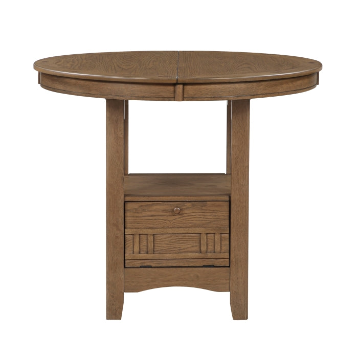 Homelegance 2423BR Junipero Brown 5pc Counter Height Dinette
