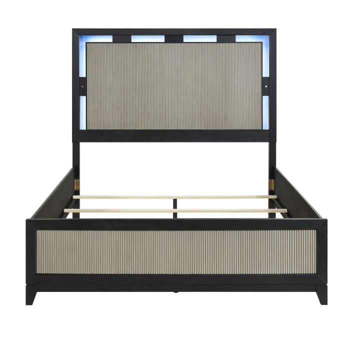 Homelegance 2425-1 Garrison LED Queen Bed