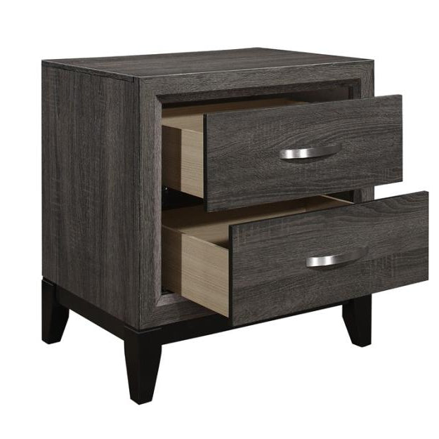 Homelegance 1645-4 Davi Gray Nightstand