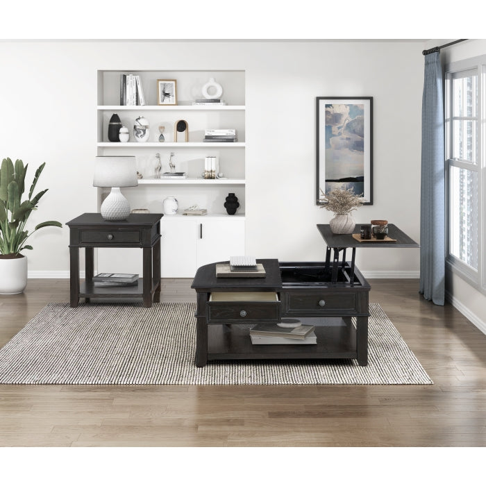 Homelegance 3503BK-01 Muriel Lift Top Coffee Table w/ Wheels