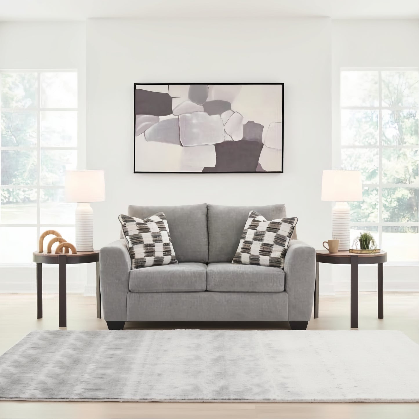 Ashley 6310335 Loreo Flint Loveseat