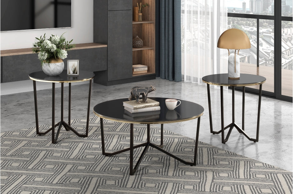 Homelegance 3702-31 Amara 3 Piece Occasional Set